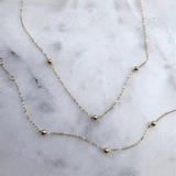 Dainty Ball Station Bracelet