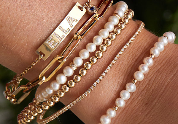 14K Gold Bracelets | Shop Yellow, Rose, And White Gold Bracelets | Baby Gold