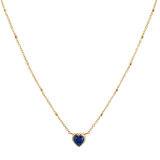 Bezel Heart Necklace