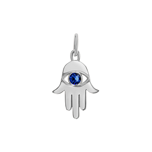 Hamsa Diamond Eye Charm