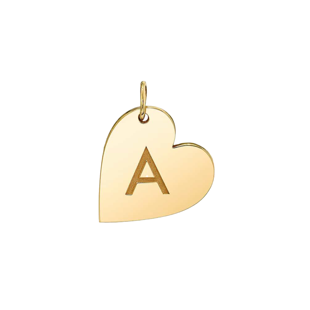 Initial Heart Charm - Image 2