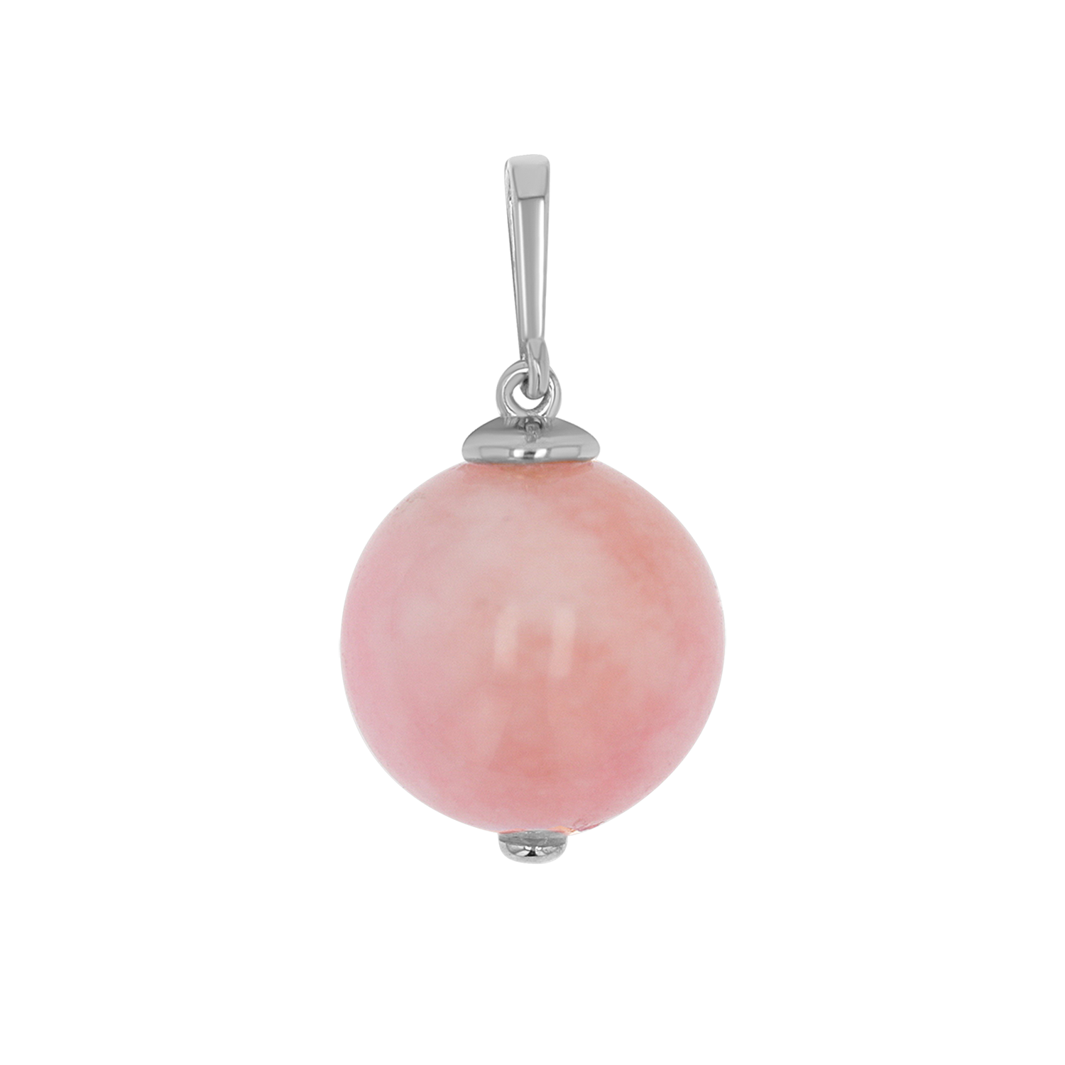 Pink Jade Gumball Charm - Image 3