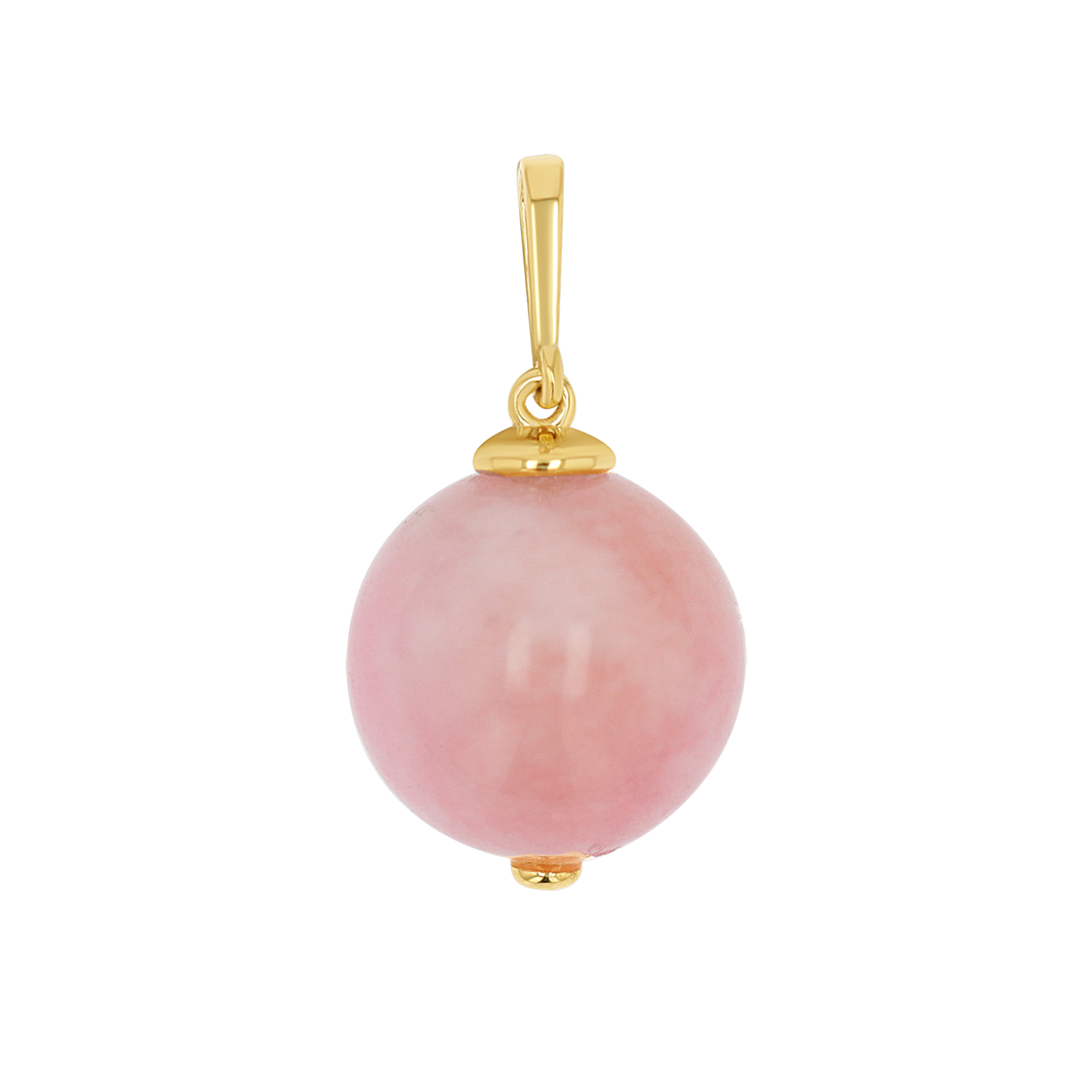 Pink Jade Gumball Charm