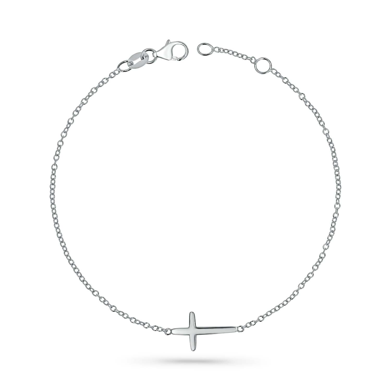 Sculptural Cross Bracelet