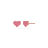 Enamel Heart Earrings