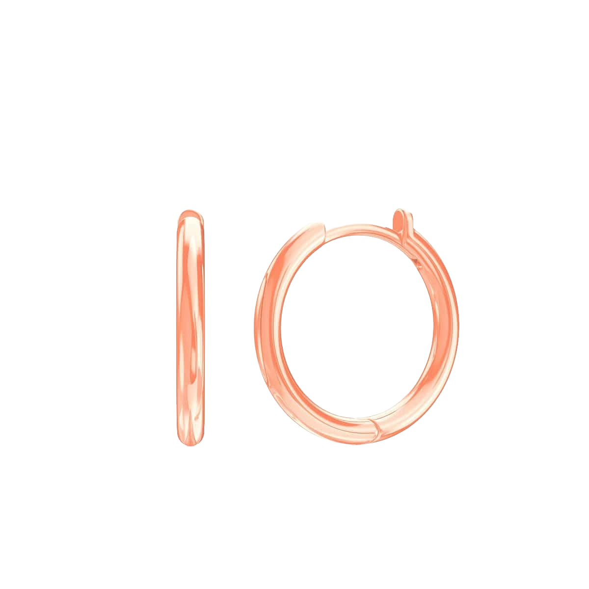 Grand Solid Huggie Hoop Earrings