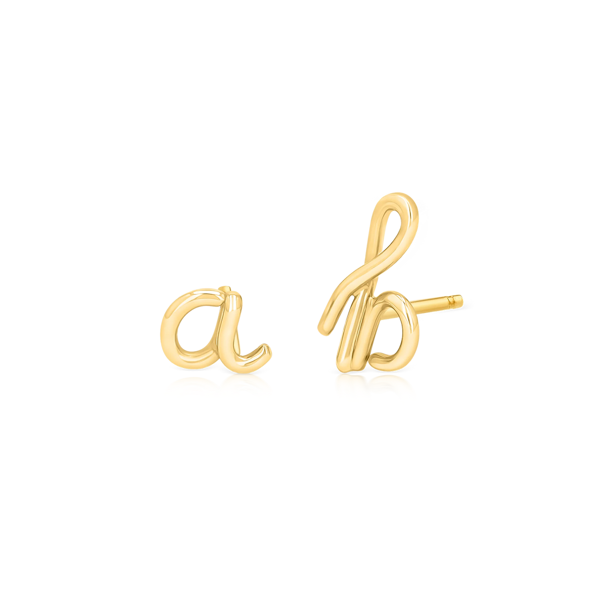 Mini Letter Earrings