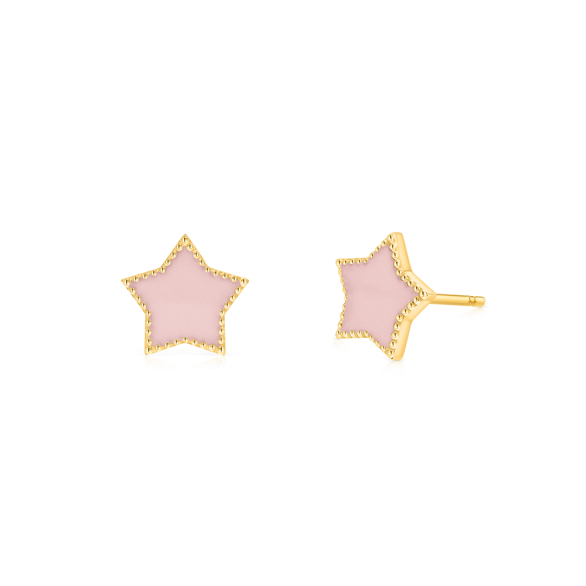 Star Enamel Earrings