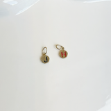 Reversible Enamel Letter Bead Charm