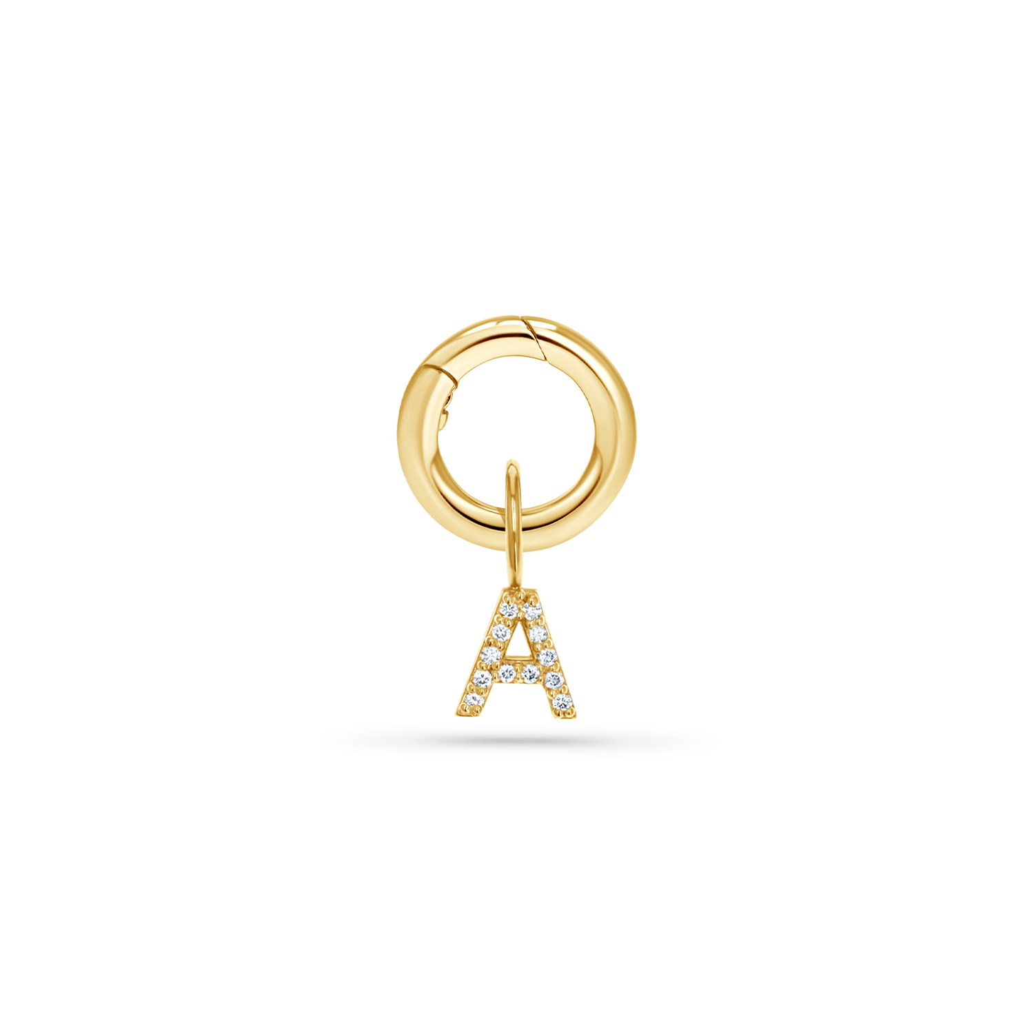 Spring Connector Gold 14K Gold Round Spring Connector Clasp – Baby Gold