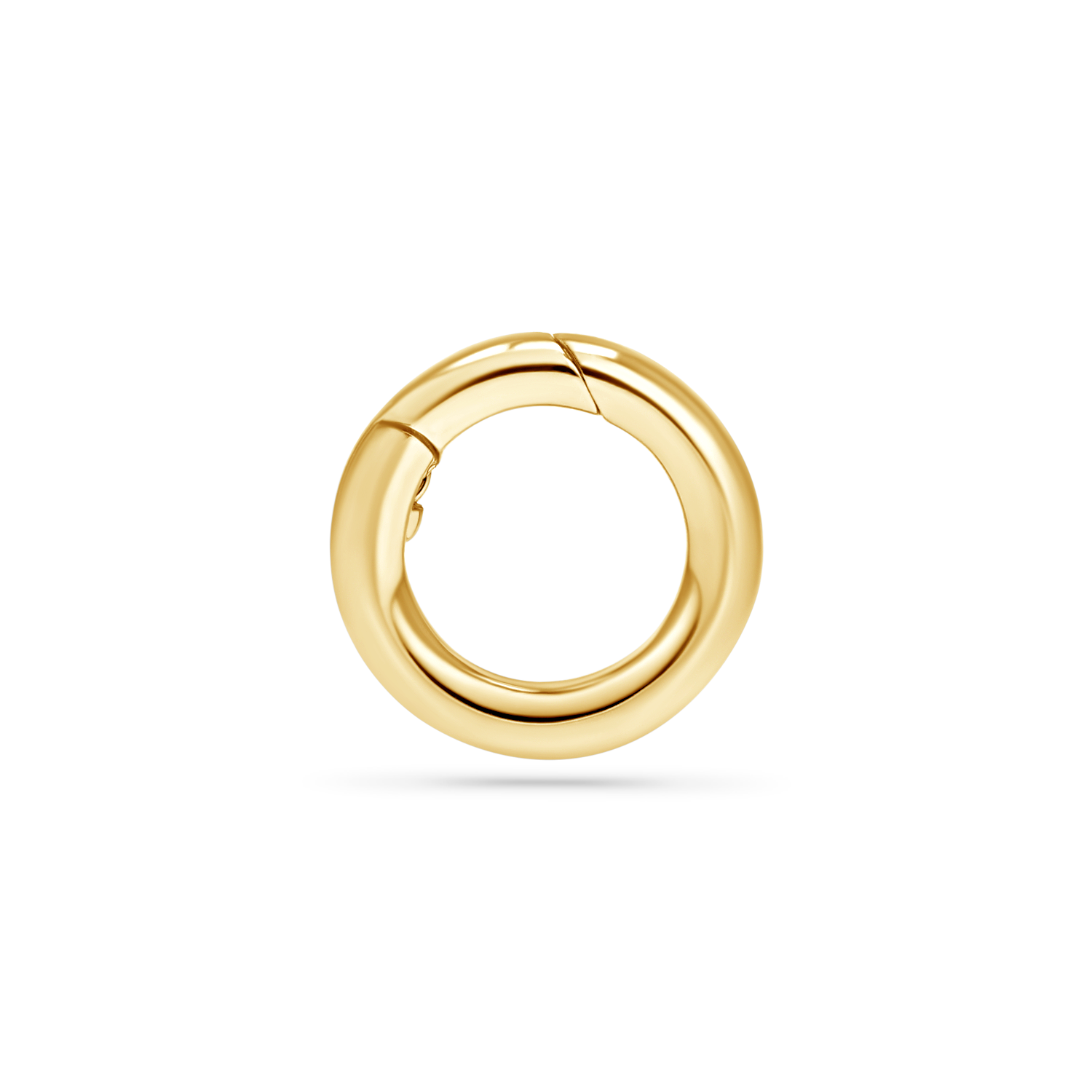 Spring Connecting Round 14K Gold Round Spring Connector Clasp – Baby Gold