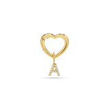 Heart Spring Connector Clasp