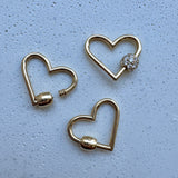 Heart Carabiner Connector Charm