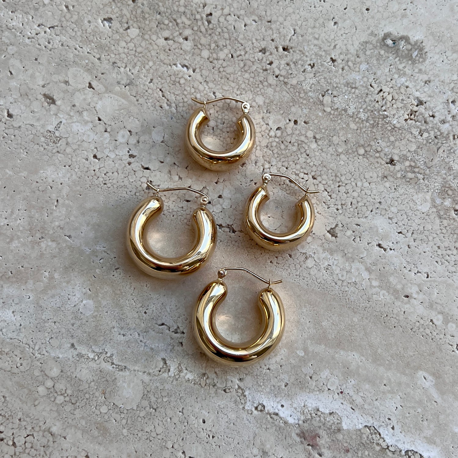Hailey Chunky Hoops - Image 3