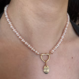 Heart Spring Connector Clasp