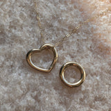 Heart Spring Connector Clasp