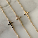 Grace Pave Diamond Cross Bracelet
