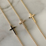 Sculptural Cross Bracelet