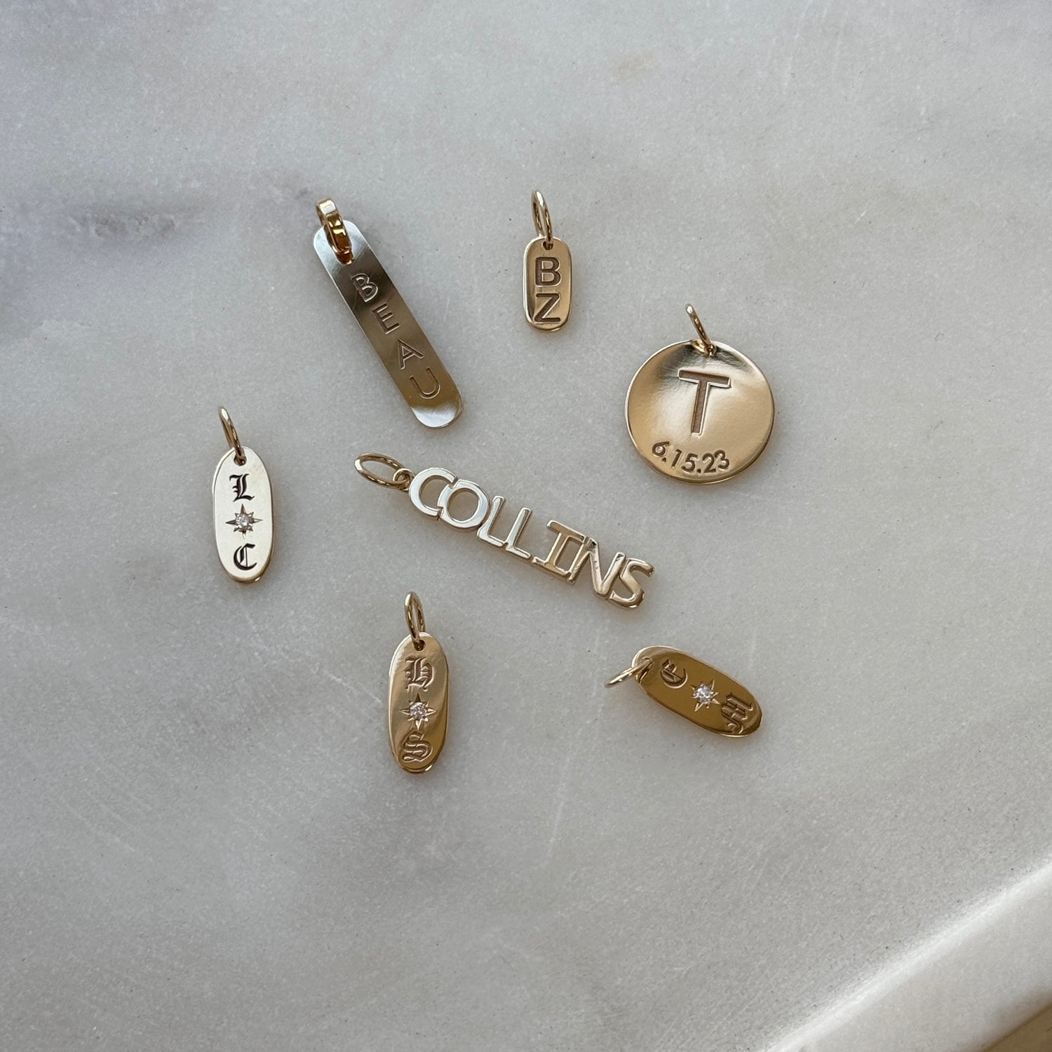 Oval Engravable ID Charm - Image 5