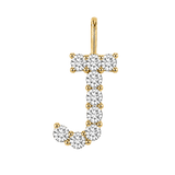Grand Diamond Initial Charm