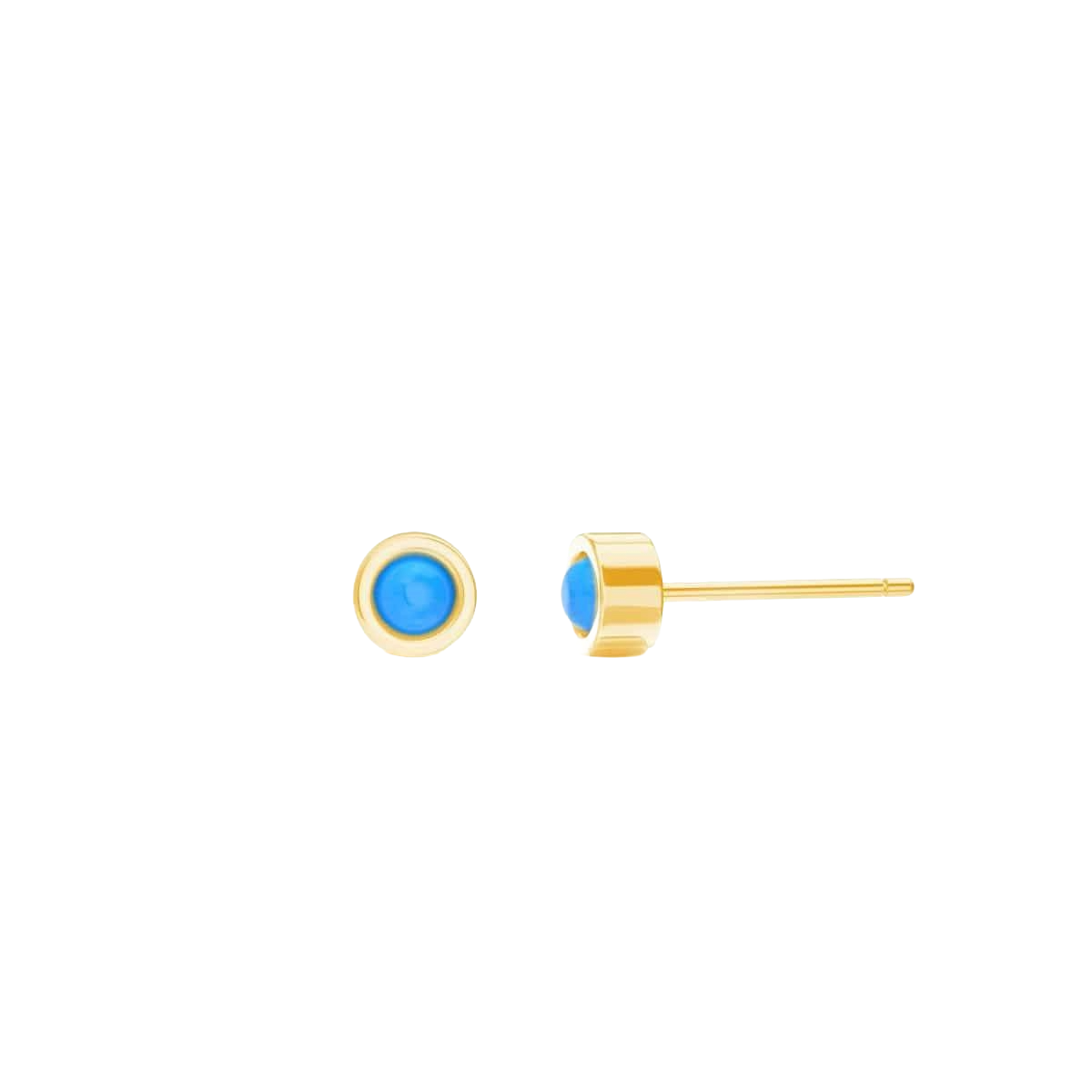 Solitaire Stud Earrings