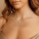 Enamel Moon Necklace