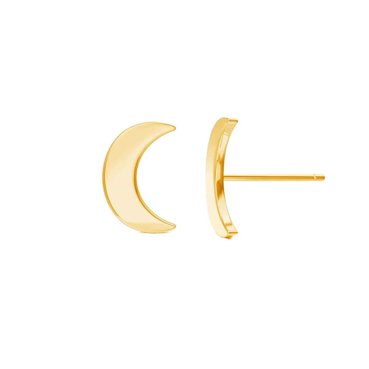 Moyen Solid Moon Studs
