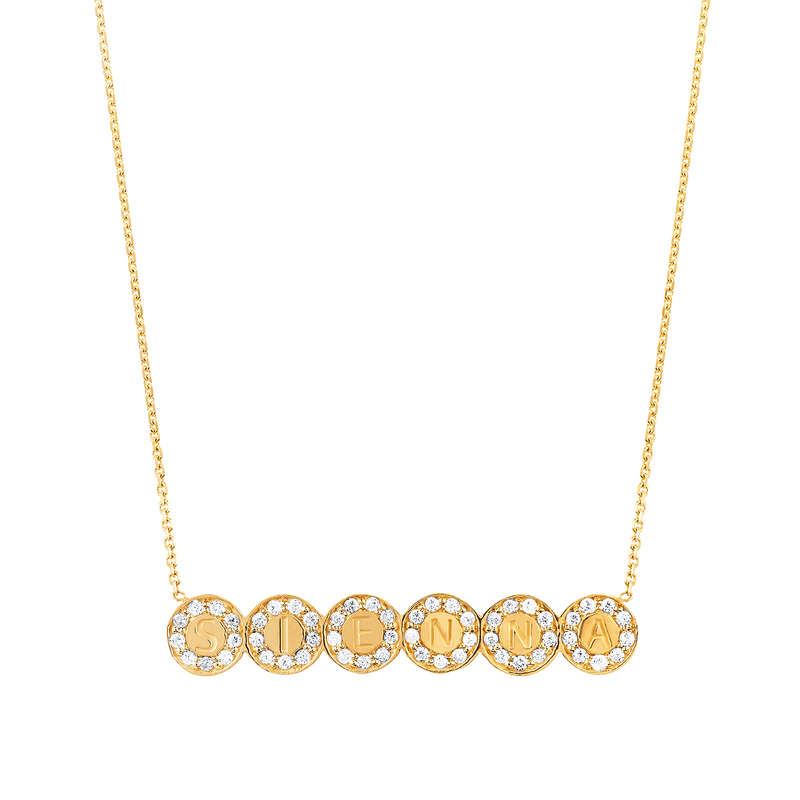 Custom Diamond Bubble Necklace