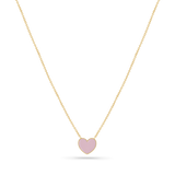 Enamel Heart Necklace
