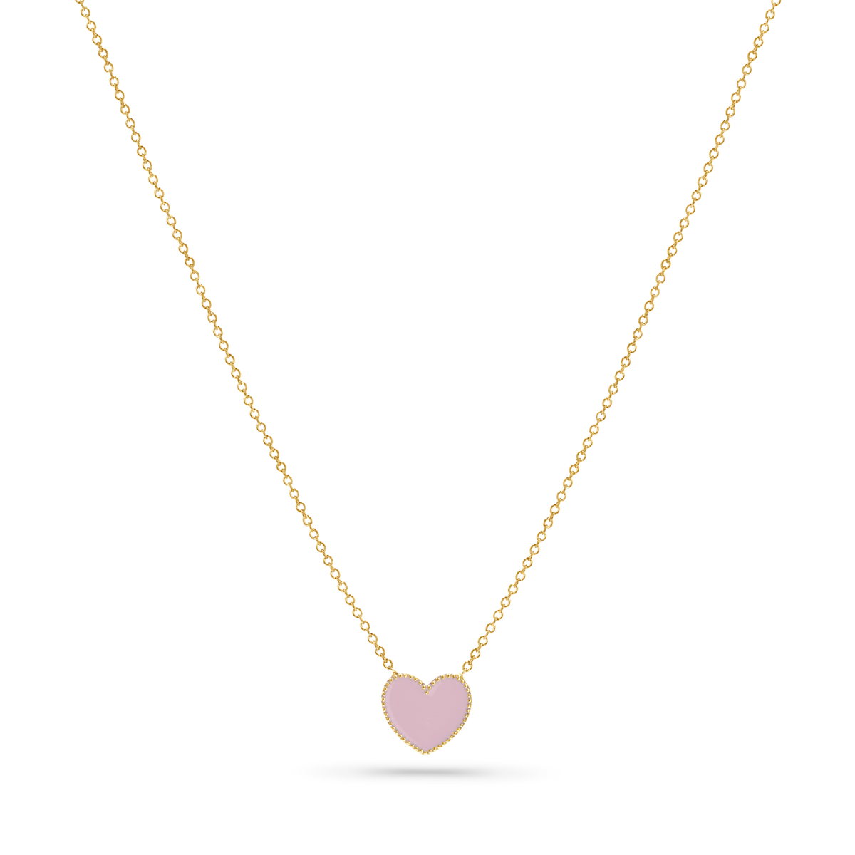 Enamel Heart Necklace