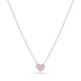 Enamel Heart Necklace