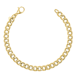 14K Miami Cuban Link Chain Bracelet 5.5mm