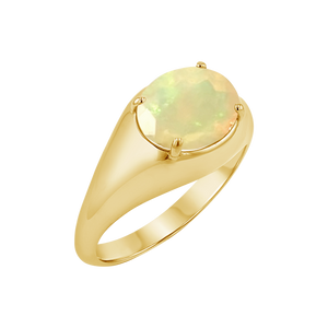 Grand Opal Signet Ring
