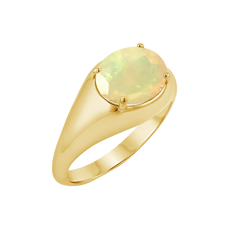Grand Opal Signet Ring