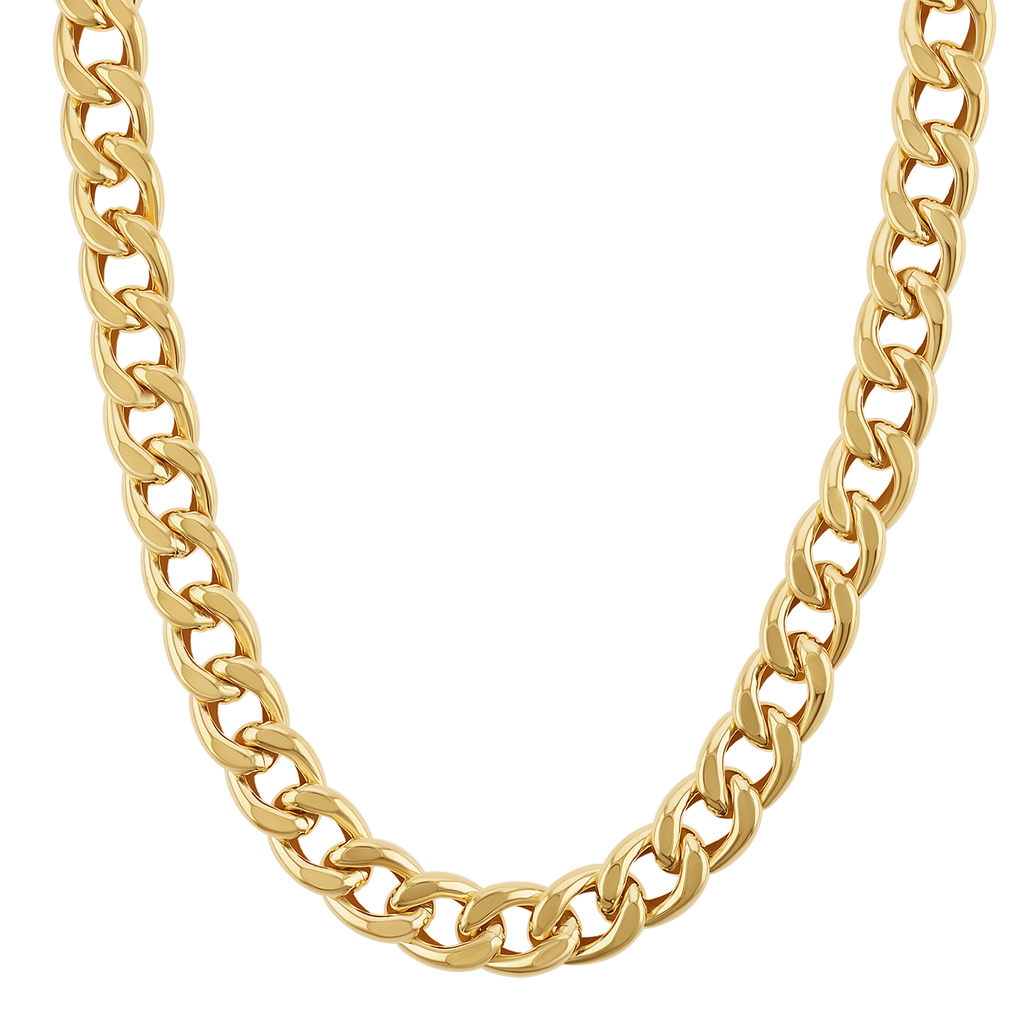 9mm Miami Cuban Link Chain Necklace