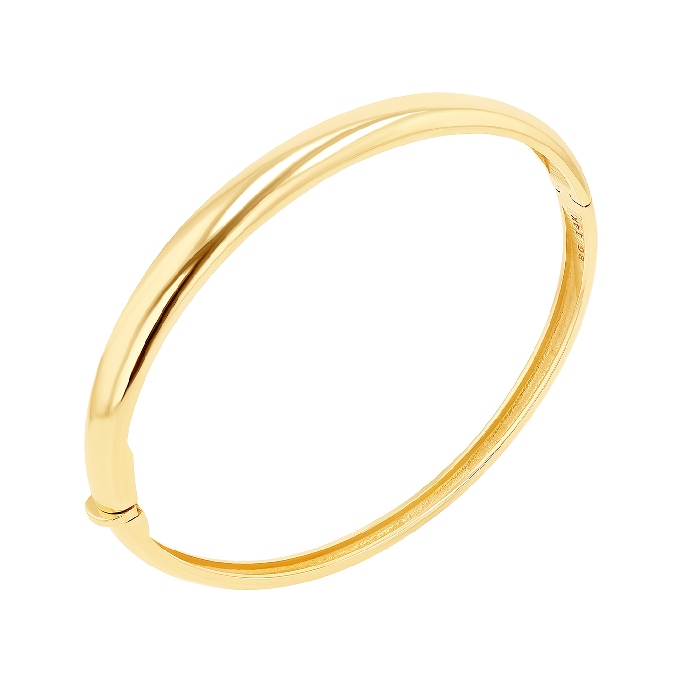 14K Gold Bangle Bracelets - Lifetime Guarantee & FREE U.S. Shipping ...