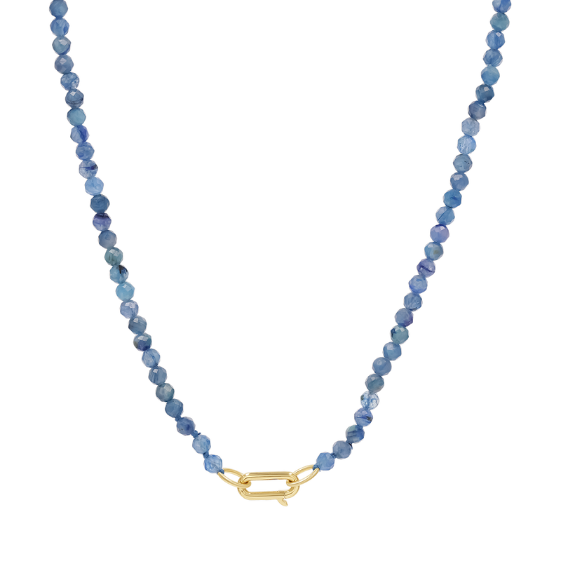 Blue Apatite Connector Necklace