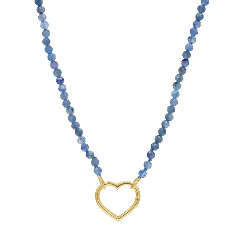 Blue Apatite Connector Necklace