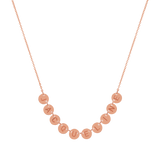 Round Bubble Name Necklace