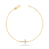 Grace Pave Diamond Cross Bracelet
