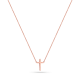 Sculptural Cross Necklace