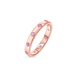 Glimmer Gemstone Band Ring