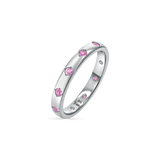 Glimmer Gemstone Band Ring