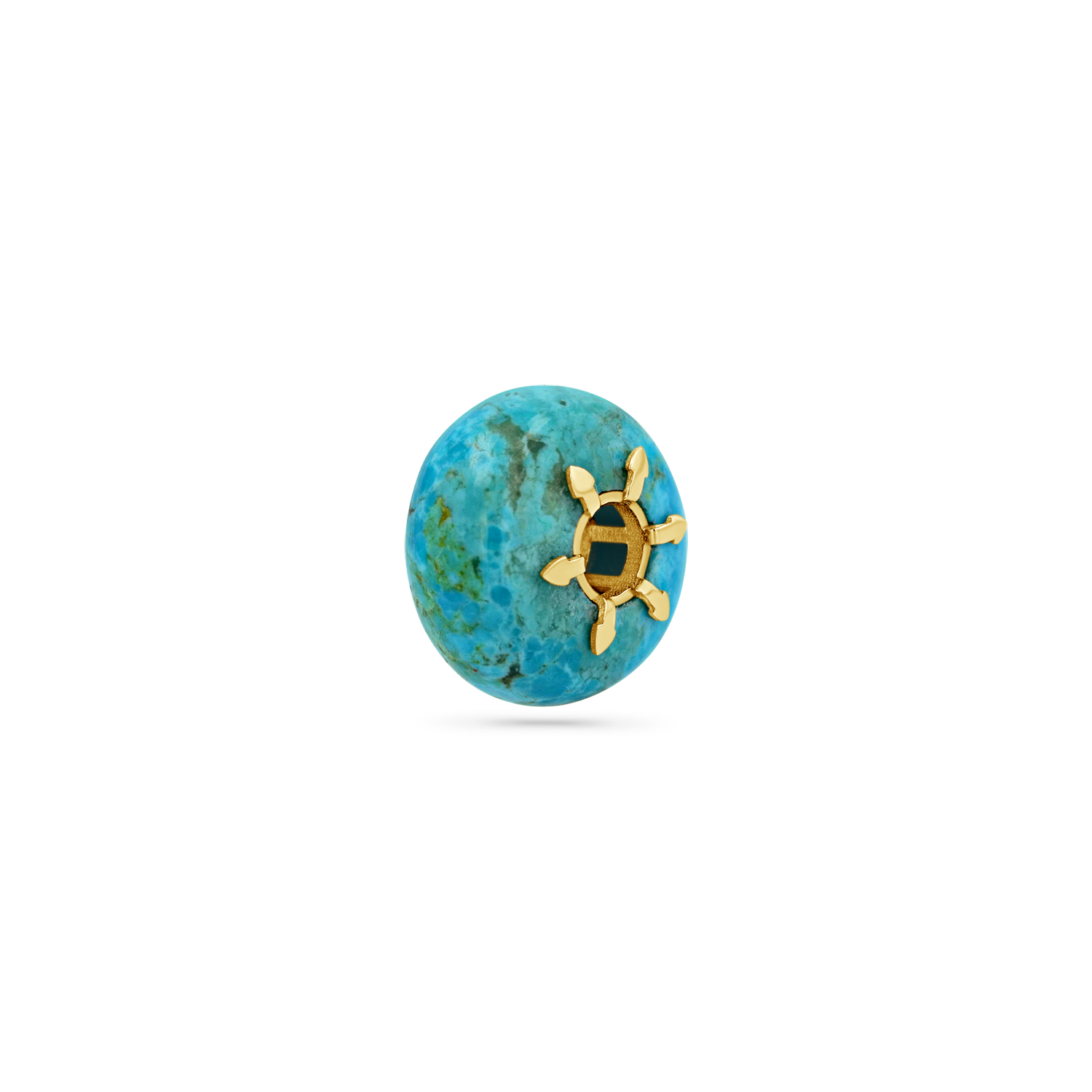 Turquoise Gemstone Slider Charm