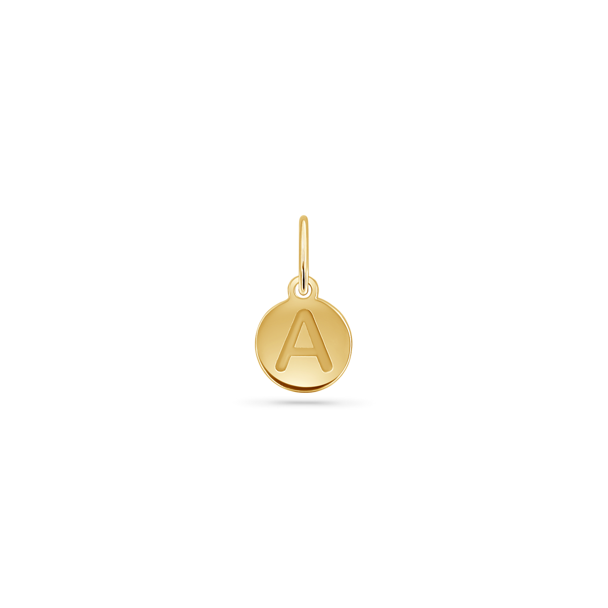 Mini Initial Round Charm