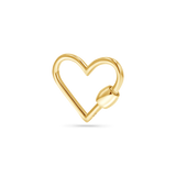 Heart Carabiner Connector Charm