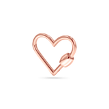 Heart Carabiner Connector Charm