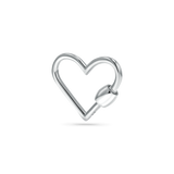 Heart Carabiner Connector Charm
