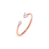 Luna Diamond and Pearl Ring