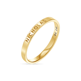 Custom Engravable Stacking Band